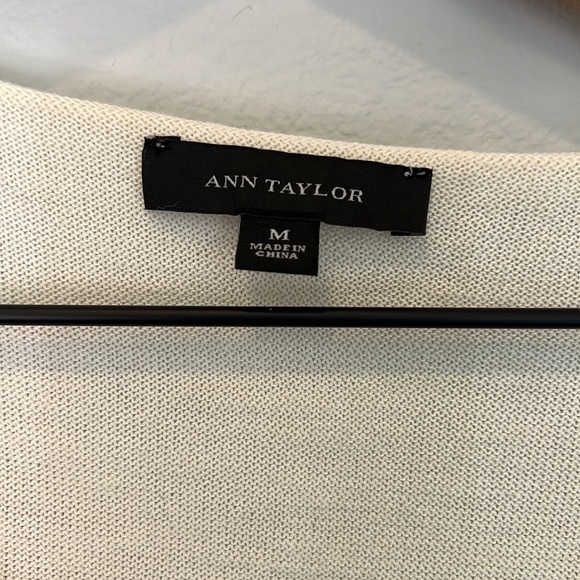 Ann Taylor Merino Wool V Neck Sweater - Picture 3 of 9